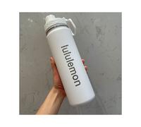 (White, 24oz) Lululemon Back To Life Water Bottle Sport 24oz 710ml Insulated