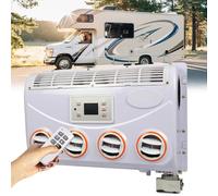 White,24V,Generic Car Electric RV Rooftop Air Conditioner 12V/24V Parking Air Conditioning Truck Rooftop Remote Control Air Conditioner for Motorhome Truck Camper Van Caravans Minivans