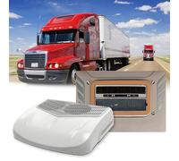 White,24V,Generic RV Air Conditioner, RV Rooftop Air Conditioner Electric Parking Air Conditioner Motorhome Air Conditioning System for Car RV Truck Camper Caravans Excavator