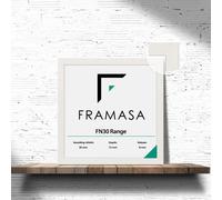 (White, 24x24 Inch) The Photo Factory Frame | Wooden Photo & Art Frames