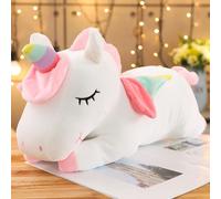 (white, 25 cm) Angel Unicorn Pegasus Pillow Plush - Rainbow Cotton Doll Gift