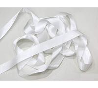 White 25mm Satin Ribbon Double Sided Berisfords 3501 (5 Meters)
