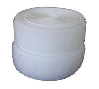White 25mm Sew-on Hook & Loop Tape Alfatex® Brand supplied by the Velcro Companies - Various Lengths (Length: 2m)