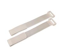 (White, 25mmx500mm) Alfatex® by Velcro® Brand strapping Cable Ties with buckle Band luggage Strap x2