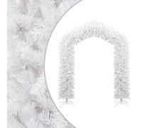 (white, 270 x 215 cm) vidaXL Christmas Tree Arch Holiday Decoration Arch Multi Colours 240/270 cm