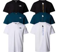 (White, 2XL) The North Face Mens Vertical Logo Casual T Shirts