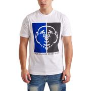 (White, 2XL) True Religion 108323 Mens Graphic T Shirts Summer Tee