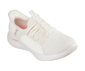 (White, 3 (Adults')) Skechers Relaxed Fit Sport - Ballet Chic Textile Women's Off White Trainers