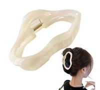 White 3 Pieces Black Cloud Shaped Hair Clips For Women Cloud Shape Hair Clip Cloud Shape Hair Clips For Women Elegant Thick Hair Clip For Women