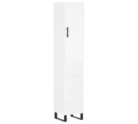 (white, 3 shelves) vidaXL Highboard Sideboard Cupboard Side Board Storage Cabinet Engineered Wood