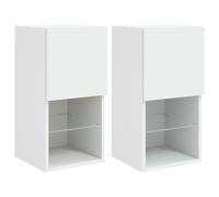 TV Cabinets with LED Lights TV Stand TV Units Entertainment Centre vidaXL
