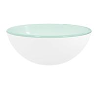 (White, 30 x 12 cm (Diam. x H)) vidaXL Basin Tempered Glass Bathroom Sink Basin Multi Colours Multi Sizes