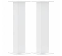 (white, 30 x 30 x 95 cm) vidaXL Plant Stands Garden Plant Pot Holder Flower Stand 2 pcs Engineered Wood