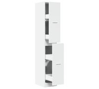 (white, 30 x 41 x 174.5 cm) vidaXL Apothecary Cabinet Storage Cabinet Apothecary Cupboard Engineered Wood