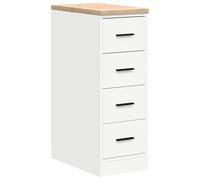 (white, 30 x 51 x 85 cm) vidaXL Garage Storage Cabinet Smoked Oak 30x51x85 cm Solid Wood Pine cabinet