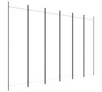 Vidaxl 6-Panel Room Divider White 300X200 Cm Fabric Room Dividers