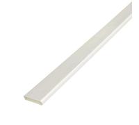 White, 30mm x 5m Cloaking Fillet uPVC Plastic Window Door Architrave Trim