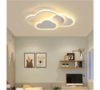 White 3D Cutout Cloud Ceiling Lamp LED Cloud Chandelier Children's Room Ceiling Light Chandelier for Bedroom, Living Room, boy or Girls' Room, 42W, Warm Light, 20.6''