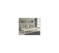 White 3ft daybed metal guest day bed frame
