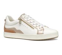 (White, 4 (Adults')) Geox D BLOMIEE Women's Optic White/Nude Trainers