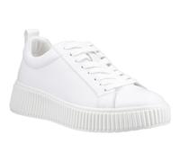 (White, 4 (Adults')) Hush Puppies Harlow Leather Women's White Trainers