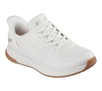 (White, 4 (Adults')) Skechers BOBS Squad 4 Key Look Women's White Trainers