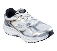 (White, 4 (Adults')) Skechers GO RUN Consistent 2.0 Volt Leather Women's White/Silver/Black Trainers