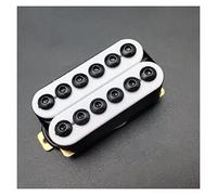 White 4 Conduct Cable Electric Guitar Pickup Coil Splitting Adjustable Screw Dual Coil Humbucker Pickup Electric Guitar Parts Replacement (Color : Bridge)