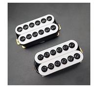 White 4 Conduct Cable Electric Guitar Pickup Coil Splitting Adjustable Screw Dual Coil Humbucker Pickup Electric Guitar Parts Replacement (Color : 1 set)