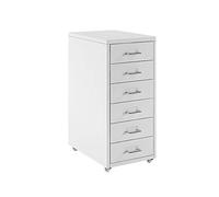 White 4-Drawer Lateral File Cabinet, Rolled Steel, Modern Design for Home & Office, Space-Saving Dimensions: 41 x 28 x 69 cm, Maximizes nization.