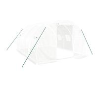 vidaXL Greenhouse with Steel Frame White 12 m 4x3x2 m, White