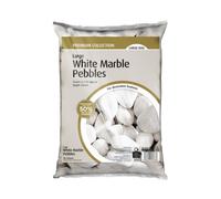 White 40-60mm Pebbles, 0.2M² 19Kg