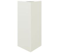 Garden Outdoor Flower Pot Patio Planter Box Triangular Steel vidaXL