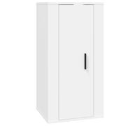 (white, 40 x 34.5 x 80 cm/ 1 pcs) vidaXL Wall Mounted TV Cabinet Hanging TV Stand TV Unit Entertainment Centre