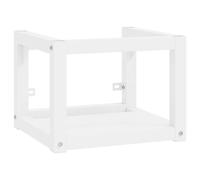 vidaXL Wall-mounted Bathroom Washbasin Frame White 40x38x31 cm Iron