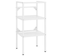 (white, 40 x 38 x 83 cm) vidaXL Bathroom Washbasin Frame Iron Home Wash Stand Multi Sizes White/Black