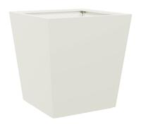 (white, 40 x 40 x 40 cm/ 1 pcs) vidaXL Garden Planters Outdoor Flower Pot Patio Raised Bed Planter Box Steel