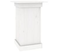 vidaXL Flower Stand White 40x40x60 cm Solid Wood Pine