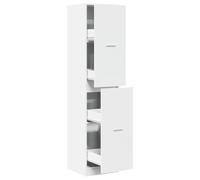 (white, 40 x 41 x 174.5 cm) vidaXL Apothecary Cabinet Storage Cabinet Apothecary Cupboard Engineered Wood