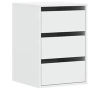 vidaXL Corner Chest of Drawers White 40x41x58 cm Engineered Wood