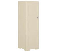 (white, 40 x 43 x 125 cm) vidaXL Plastic Cabinet Storage Cupboard Utility Storage Cabinet Wood Design
