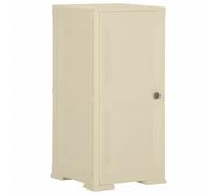 (white, 40 x 43 x 85.5 cm) vidaXL Plastic Cabinet Storage Cupboard Utility Storage Cabinet Wood Design