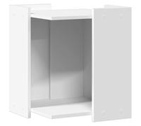 vidaXL Cat Litter Box Enclosure – White Engineered Wood 42x42x51 cm