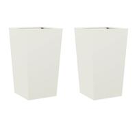 Garden Outdoor Flower Pot Patio Raised Bed Planter Box Steel vidaXL
