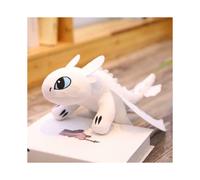 (White, 45cm/17.7inch) How to Train Your Dragon Toothless Night Fury Stuffed Plush Toy Doll Soft Toys