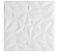 (white, 48 pcs) vidaXL 3D Wall Panels Self-adhesive Wall Panel Decor Wallpaper Wall Covering