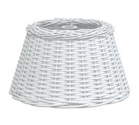 vidaXL Ceiling Lamp Shade White Ã?50x30 cm Wicker, White
