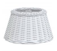 (white, 50 x 30 cm) vidaXL Lamp Shade Table Wicker Lamp Shade Bedroom Bedside Light Shade Wicker