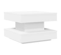 vidaXL Coffee Table 360-Degree Rotatable White 50x50x34.5 cm, White