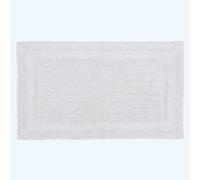 (White, 50 x 80 cm) Homescapes Luxury Reversible Cotton Bath Mat